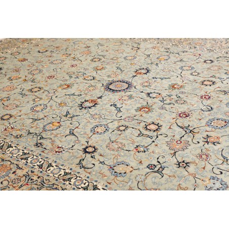 Tappeto Kashan Persia marrone verde 300x410