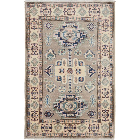 Tappeto Kazak Afghanistan azzurro marrone 83x125