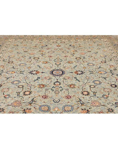 Tappeto Kashan Persia marrone verde 300x410