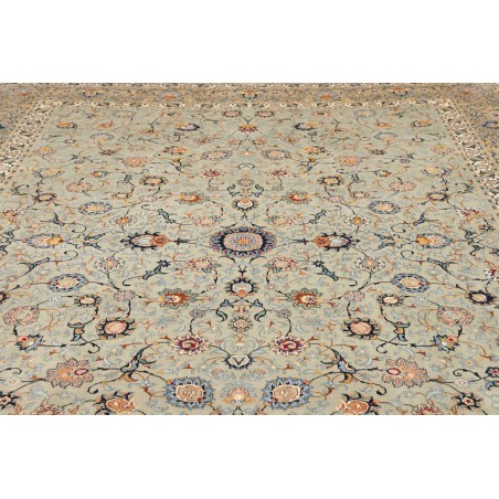 Tappeto Kashan Persia marrone verde 300x410