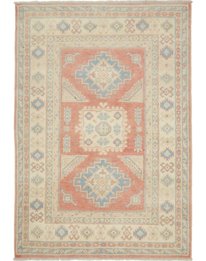 Tappeto Kazak Afghanistan marrone 100x144