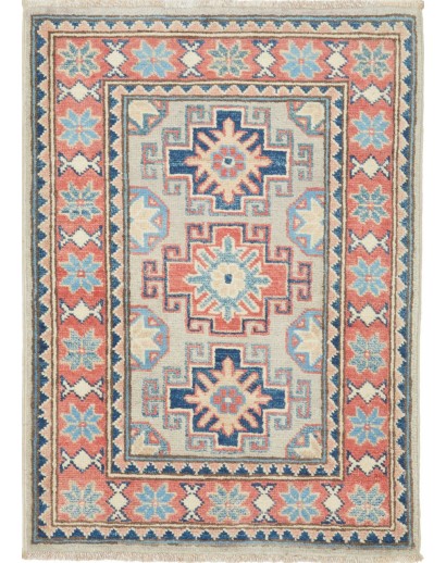 Tappeto Kazak Afghanistan marrone beige 64x88