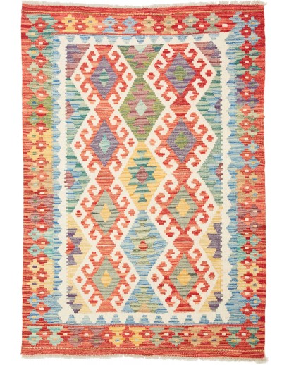 Tappeto Kilim Afghanistan marrone 106x152
