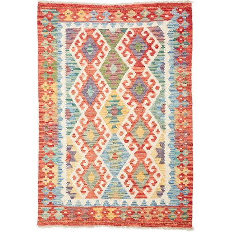 Tappeto Kilim Afghanistan marrone 106x152