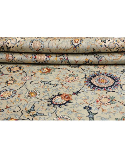 Tappeto Kashan Persia marrone verde 300x410