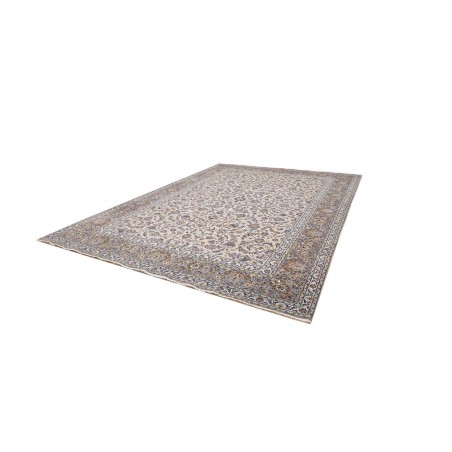 Tappeto Kashan Persia beige azzurro 294x398