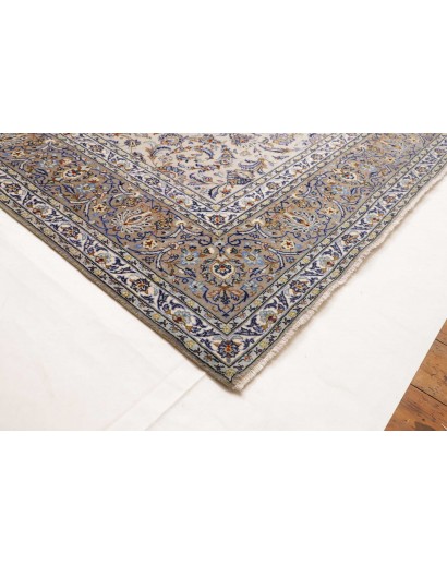 Tappeto Kashan Persia beige azzurro 294x398