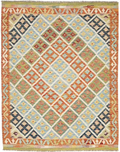 Tappeto Kilim Afghanistan marrone 153x192