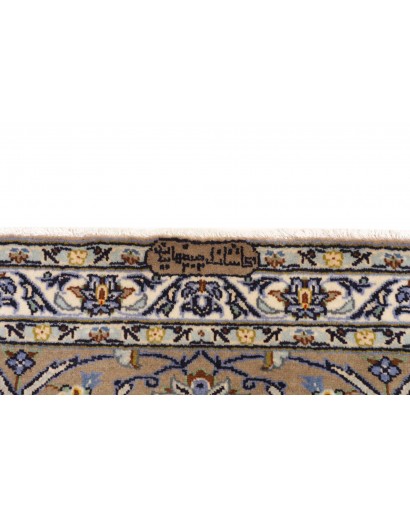 Tappeto Kashan Persia beige azzurro 294x398