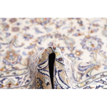 Tappeto Kashan Persia beige azzurro 294x398