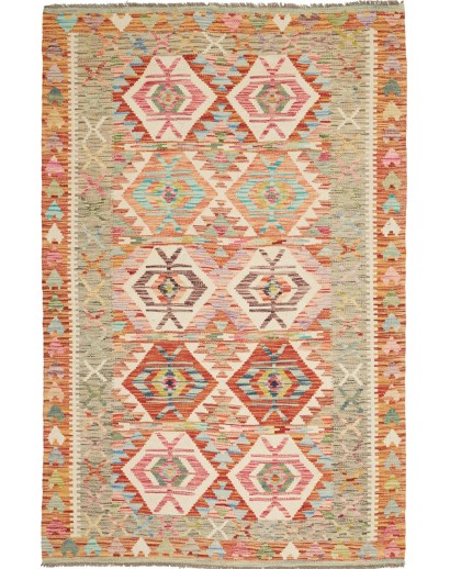 Tappeto Kilim Afghanistan marrone 120x186