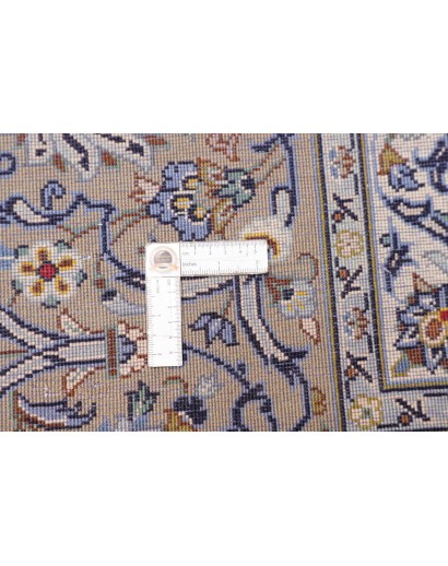 Tappeto Kashan Persia beige azzurro 294x398