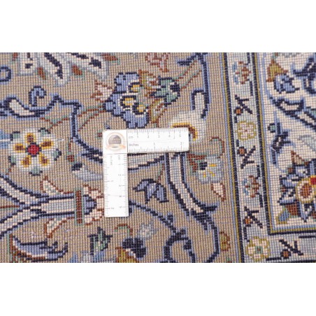 Tappeto Kashan Persia beige azzurro 294x398