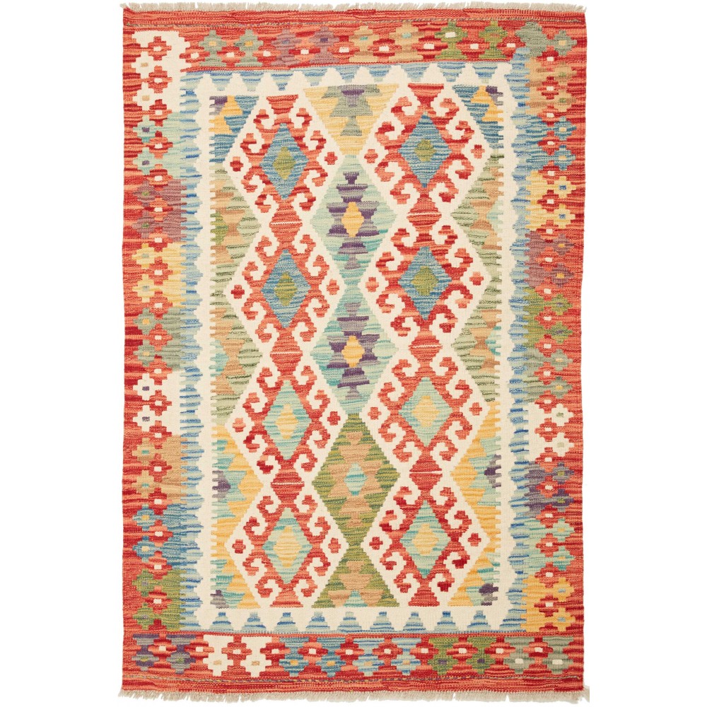 Tappeto Kilim Afghanistan marrone 107x152