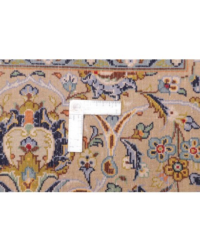 Tappeto Kashan Persia beige bianco 272x380