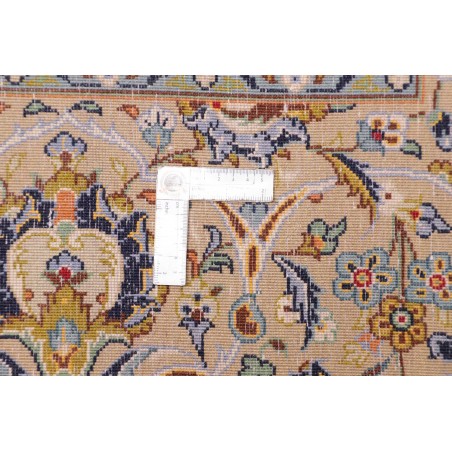 Tappeto Kashan Persia beige bianco 272x380