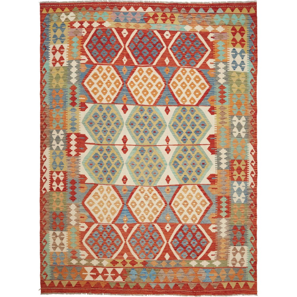 Tappeto Kilim Afghanistan marrone 177x238