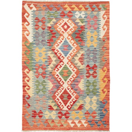 Tappeto Kilim Afghanistan marrone 99x148