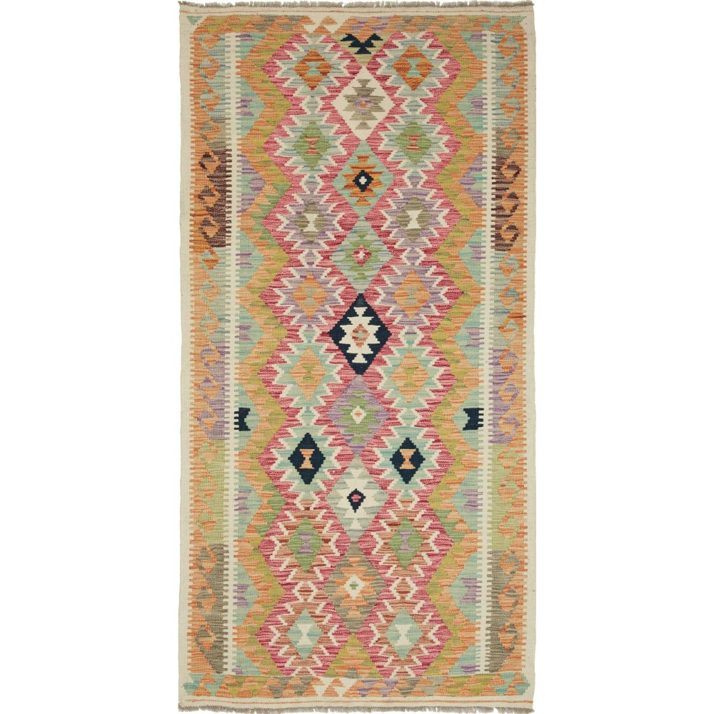 Tappeto Kilim Afghanistan marrone 101x200