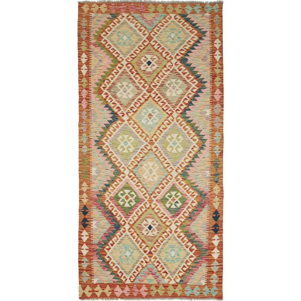 Tappeto Kilim Afghanistan marrone 101x210