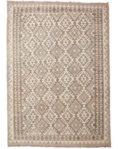 Tappeto Kilim Afghanistan azzurro bianco 149x210