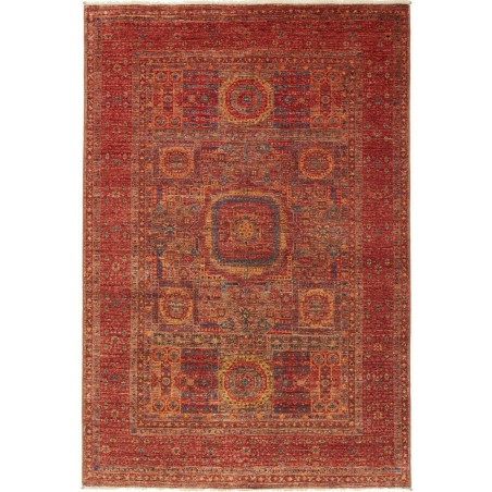 Tappeto Mamlouk Pakistan marrone arancione 125x181