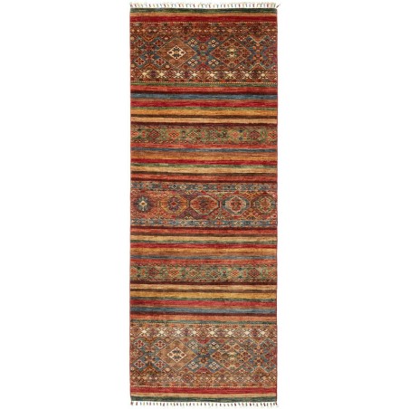 Tappeto Samarkand Pakistan marrone grigio 90x249