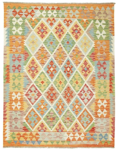 Tappeto Kilim Afghanistan marrone 147x192