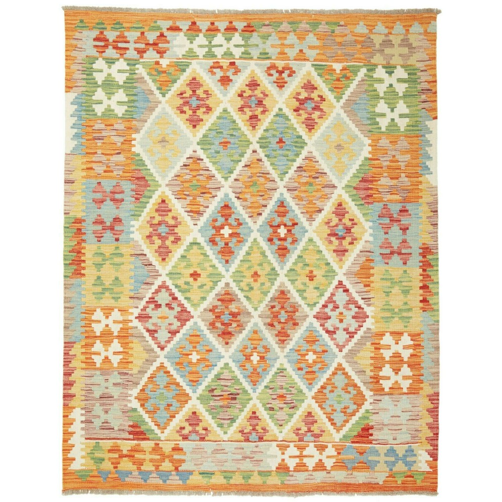 Tappeto Kilim Afghanistan marrone 147x192