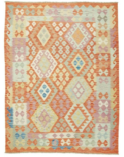 Tappeto Kilim Afghanistan marrone 153x202