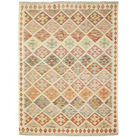 Tappeto Kilim Afghanistan marrone 148x196