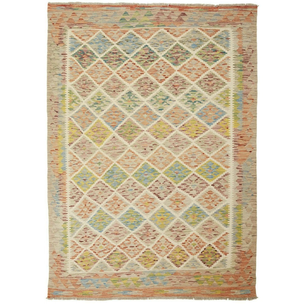 Tappeto Kilim Afghanistan marrone 150x207