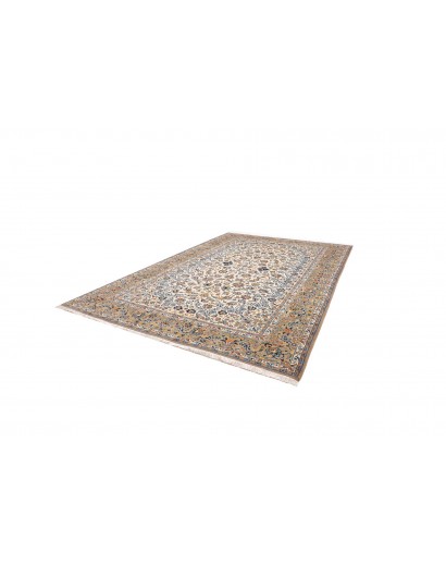 Tappeto Kashan Persia beige grigio 271x395