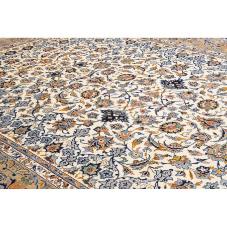 Tappeto Kashan Persia beige grigio 271x395