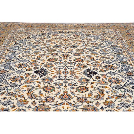 Tappeto Kashan Persia beige grigio 271x395