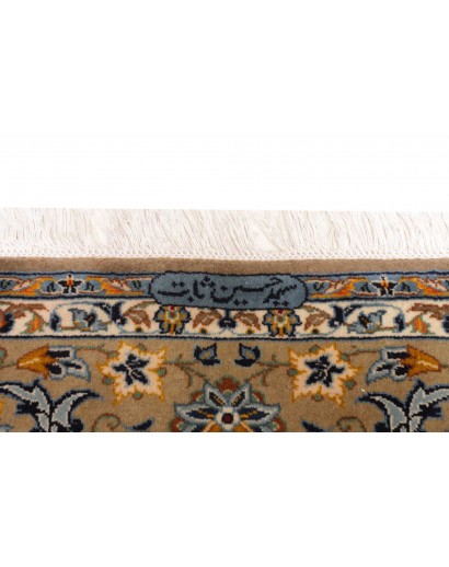 Tappeto Kashan Persia beige grigio 271x395