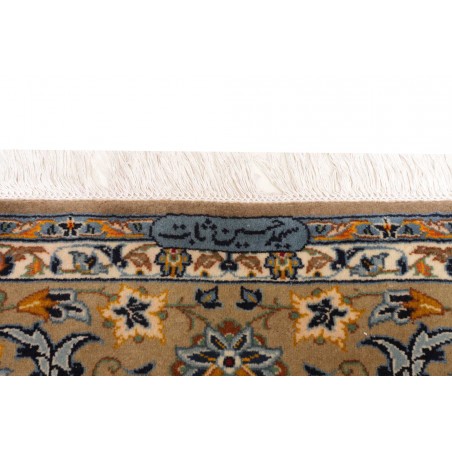 Tappeto Kashan Persia beige grigio 271x395
