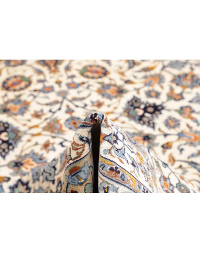 Tappeto Kashan Persia beige grigio 271x395