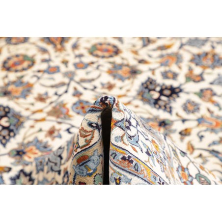 Tappeto Kashan Persia beige grigio 271x395