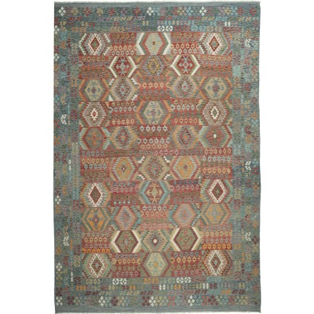 Tappeto Kilim Afghanistan bianco 402x596