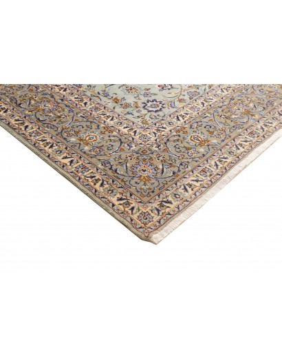 Tappeto Kashan Persia beige grigio 272x388