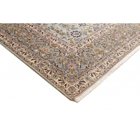 Tappeto Kashan Persia beige grigio 272x388