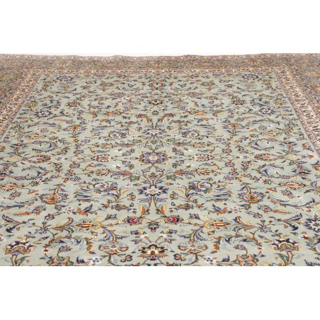 Tappeto Kashan Persia beige grigio 272x388
