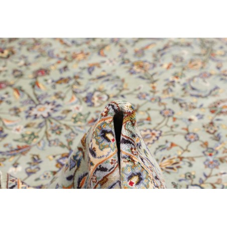 Tappeto Kashan Persia beige grigio 272x388