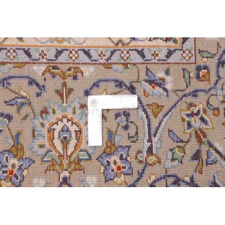 Tappeto Kashan Persia beige grigio 272x388