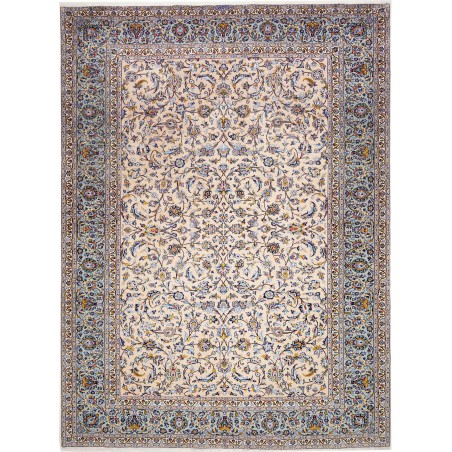 Tappeto Kashan Persia beige verde 246x350