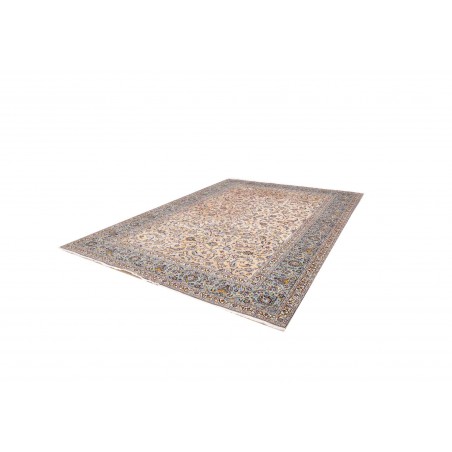 Tappeto Kashan Persia beige verde 246x350