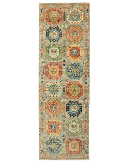 Tappeto Tribal Pakistan marrone 79x249