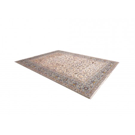 Tappeto Kashan Persia beige verde 246x350