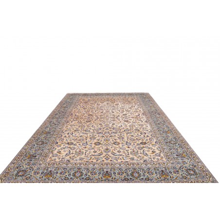 Tappeto Kashan Persia beige verde 246x350